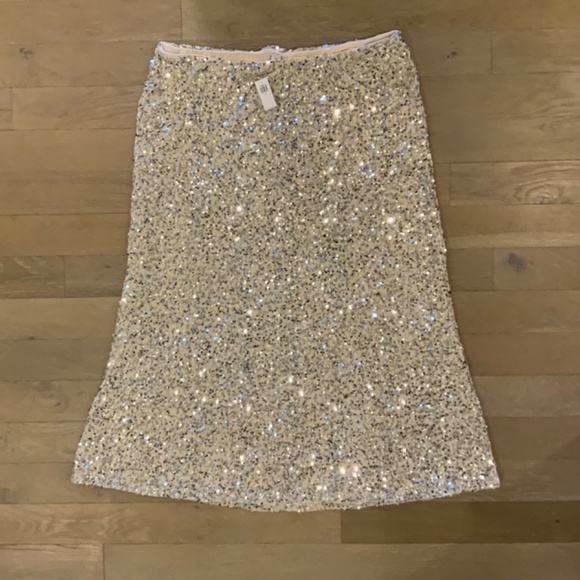 NWT Old Navy Luxe Sequin Maxi Skirt from Holiday Collection - Picture 13 of 13